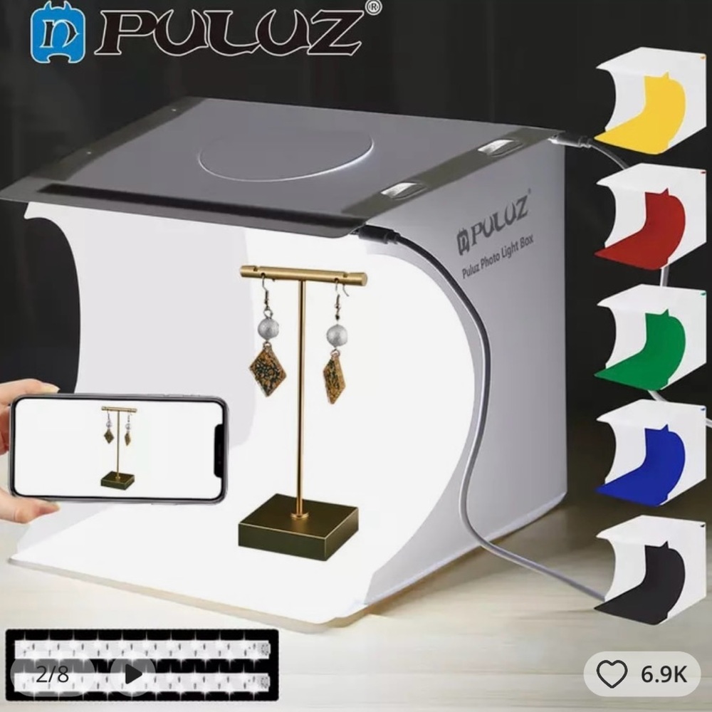 Puluz portable light box, photo studio, White Simulated Camera Studio